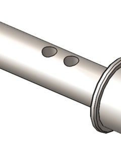 Shaft Ø23,9 for gearmotor auger Ø60 TS